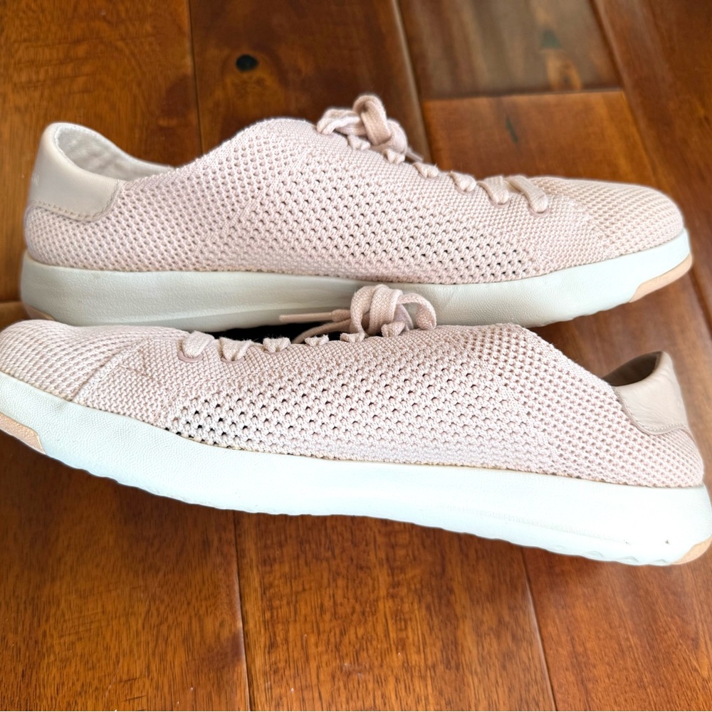 Cole Haan GrandPro women’s 8.5 pink lace-up sneaker mesh shoes - Picture 5 of 8